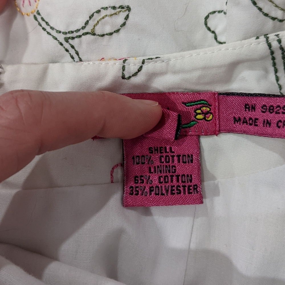 Tibi Tie-back Embroidered Strapless Dress - Picture 7 of 11